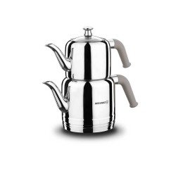 Korkmaz Riva Bej Çaydanlık Takımı A189-02 Korkmaz Riva Bej Çaydanlık Takımı A189-02