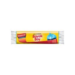 Koroplast Büyük Boy Çöp Torbası 10'lu 65x80 cm Koroplast Büyük Boy Çöp Torbası 10'lu 65x80 cm