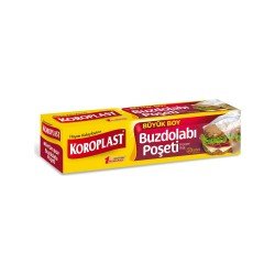 Koroplast Buzdolabı Poşeti Büyük Boy 20'li 30x45 cm Koroplast Buzdolabı Poşeti Büyük Boy 20'li 30x45 cm
