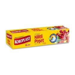 Koroplast Kilitli Poşet 12'Li 26*28cm Koroplast Kilitli Poşet 12'Li 26*28cm