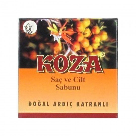 Koza Saç Ve Cilt Sabunu Doğal Ardıç Katranlı 100 Gr