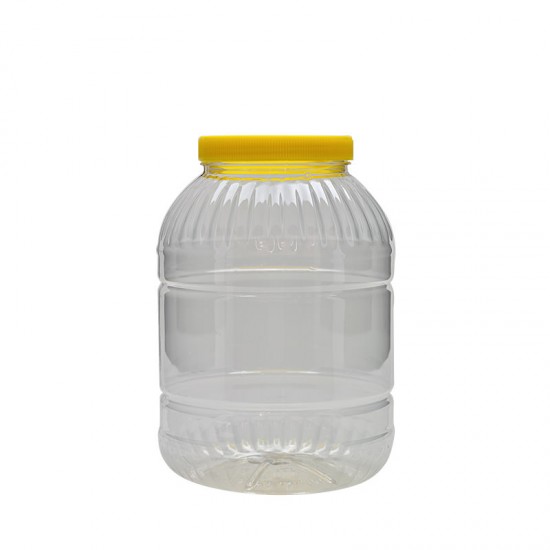 Turşu Bidonu 5 Lt Yuvarlak Pet Kavanoz Turşu Bidonu 5 Lt Yuvarlak Pet Kavanoz