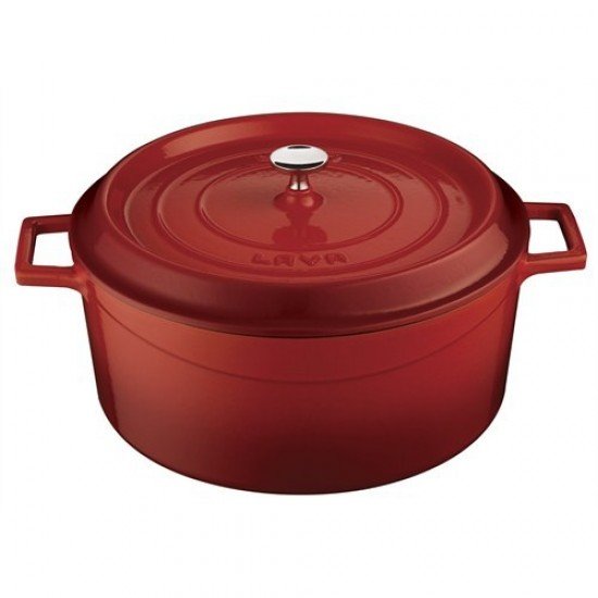 Lava Yuvarlak Tencere Çap 28 cm Kırmızı Lava Yuvarlak Tencere Çap 28 cm Kırmızı