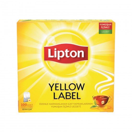 Lipton Bardak Poşet Çay Yellow Label 100 LÜ