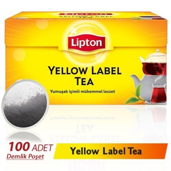 Lipton Yellow Label 3,20 Gr 100 lü Demlik Poşet Çay