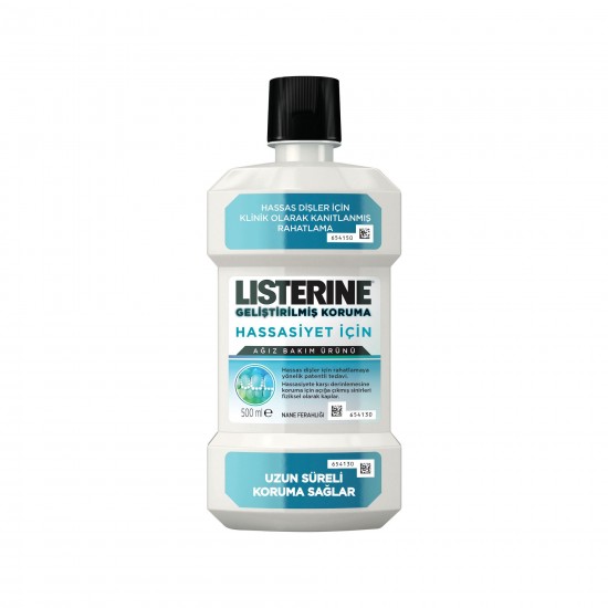 Listerine Hassasiyet Koruma Nane Ferahlığı 500 ML Listerine Hassasiyet Koruma Nane Ferahlığı 500 ML