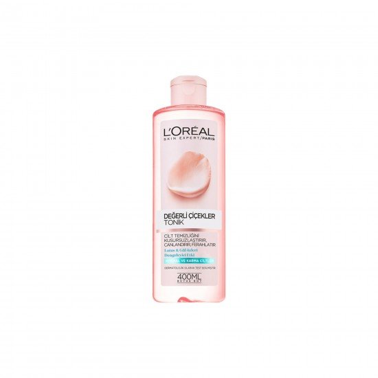 Loreal Paris Değerli Çiçekler Tonik Normal ve Karma Ciltler 400 ML Loreal Paris Değerli Çiçekler Tonik Normal ve Karma Ciltler 400 ML