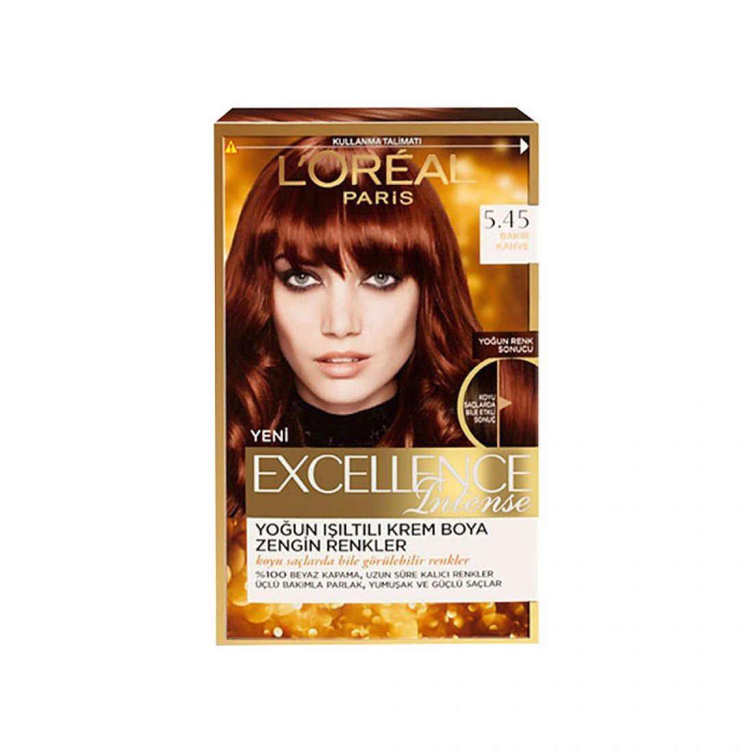 Loreal Paris Excellence Saç Boyası 5.45 Bakır Kahve