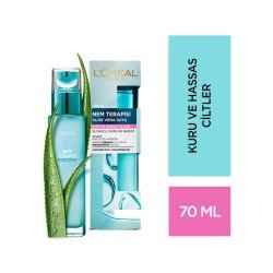 Loreal Paris Nem Terapisi Aloe Vera Suyu Kuru ve Hassas Ciltler 70 Ml Loreal Paris Nem Terapisi Aloe Vera Suyu Kuru ve Hassas Ciltler 70 Ml