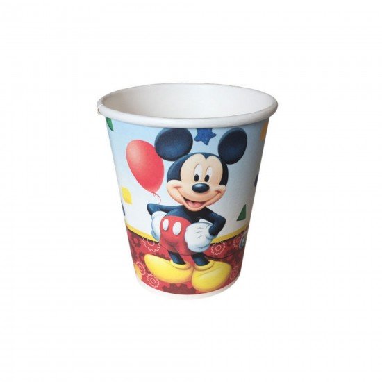 Mickey Mouse Karton Bardak 8li