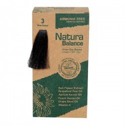 Natura Balance Organik Saç Boyası 3 Koyu Kahve Natura Balance Organik Saç Boyası 3 Koyu Kahve