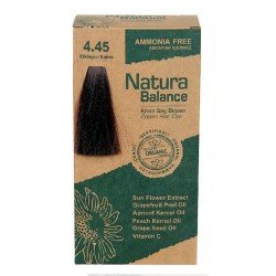 Natura Balance Organik Saç Boyası 4.45 Etkileyici Kahve Natura Balance Organik Saç Boyası 4.45 Etkileyici Kahve