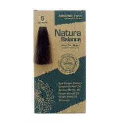 Natura Balance Organik Saç Boyası 5 Açık Kahve Natura Balance Organik Saç Boyası 5 Açık Kahve