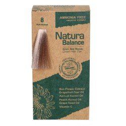 Natura Balance Organik Saç Boyası 8 Açık Kumral  Natura Balance Organik Saç Boyası 8 Açık Kumral