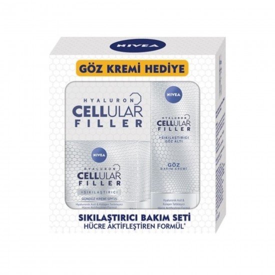 Nivea Cellular Filler Gündüz Kremi 50 ml + Cellular Filler Göz Kremi 15 ml Set