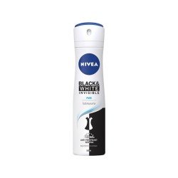 Nivea İnvisible Black&Whıte Pure Sprey Deodorant 150 Ml Kadın Nivea İnvisible Black&Whıte Pure Sprey Deodorant 150 Ml Kadın