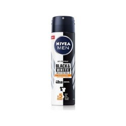 Nıvea Men Black & white Invısıble Güçlü Etki Erkek Sprey Deodorant 150 Ml Nıvea Men Black & white Invısıble Güçlü Etki Erkek Sprey Deodorant 150 Ml