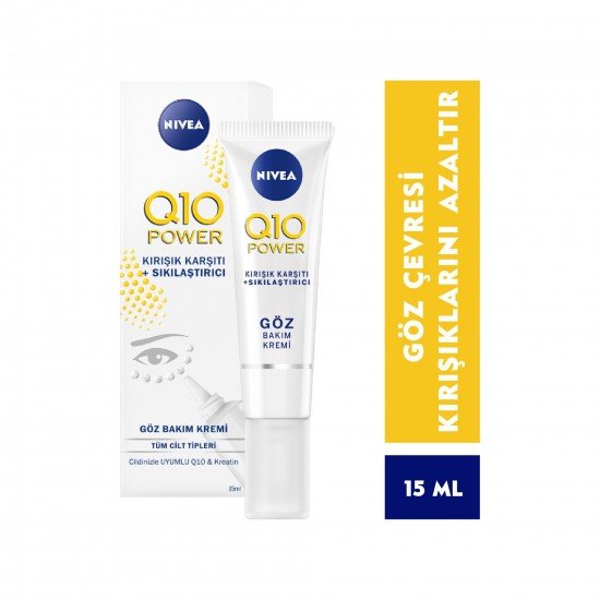 Nivea Q10 Kırışık Karşıtı Göz Bakım Kremi 15 ml Nivea Q10 Kırışık Karşıtı Göz Bakım Kremi 15 ml