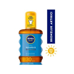 Nivea Sun Bronzluk Arttırıcı & Koruyucu Güneş Yağı Gkf 30 200 Ml Nivea Sun Bronzluk Arttırıcı & Koruyucu Güneş Yağı Gkf 30 200 Ml