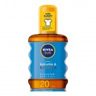 Nivea Sun Bronzluk Arttırıcı & Koruyucu Güneş Yağı Gkf20 200 Ml Nivea Sun Bronzluk Arttırıcı & Koruyucu Güneş Yağı Gkf20 200 Ml