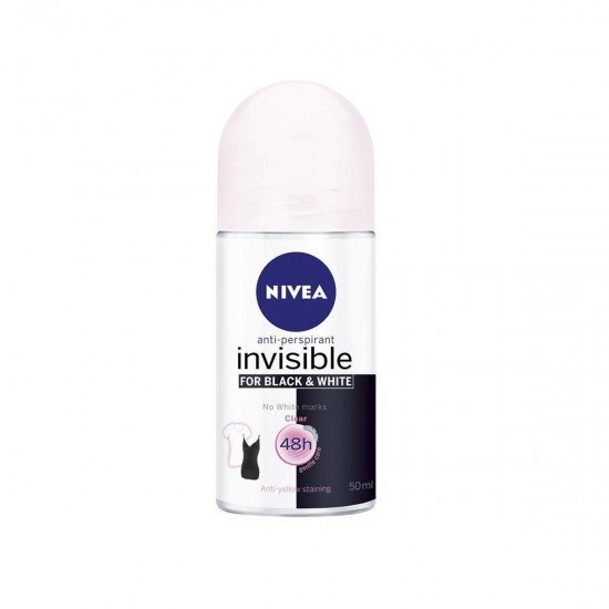 Nivea Invisible For Black&White Roll On Bayan 50 ml