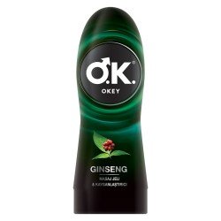 Okey Masaj Jeli & Kayganlaştırıcı Jel Ginseng 200 Ml Okey Masaj Jeli & Kayganlaştırıcı Jel Ginseng 200 Ml