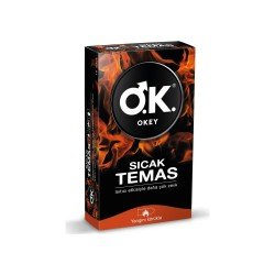 Okey Sıcak Temas Prezervatif 10'lu Okey Sıcak Temas Prezervatif 10'lu