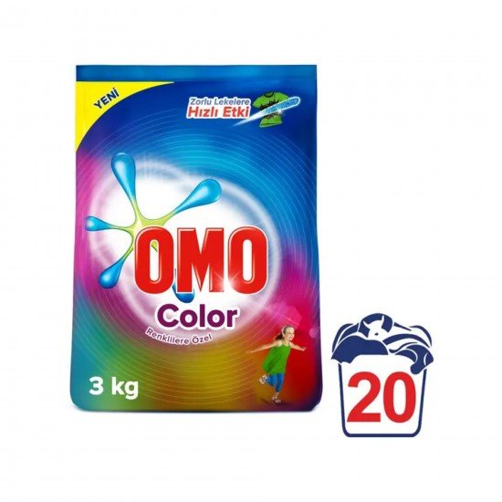 Omo Toz Çamaşır Deterjanı Color 3 Kg