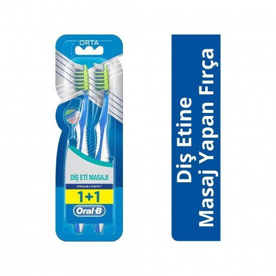 Oral-B Diş Fırçası Pro-Expert Massager 40 Orta 1 Alana 1 Bedava Paketi Oral-B Diş Fırçası Pro-Expert Massager 40 Orta 1 Alana 1 Bedava Paketi