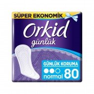 Orkid Günlük Ped Normal 80 Adet Dev Ekonomi Paketi Orkid Günlük Ped Normal 80 Adet Dev Ekonomi Paketi