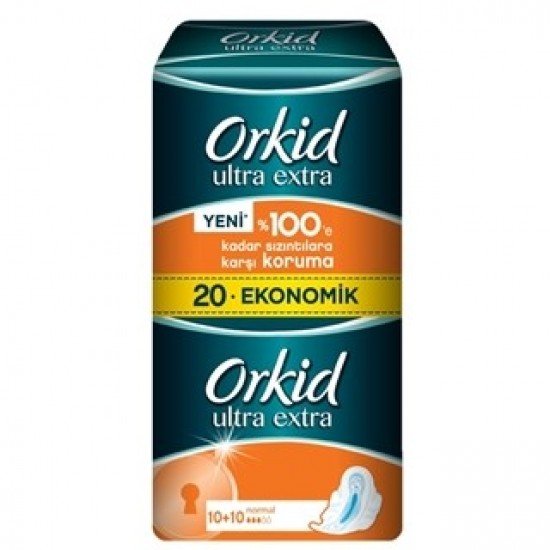 Orkid Ultra Extra Normal Hijyenik Ped 20 Adet