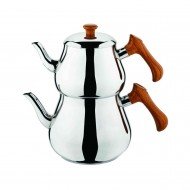 Özkent Piramit Mega Boy Ahşap Çaydanlık Özkent Piramit Mega Boy Ahşap Çaydanlık