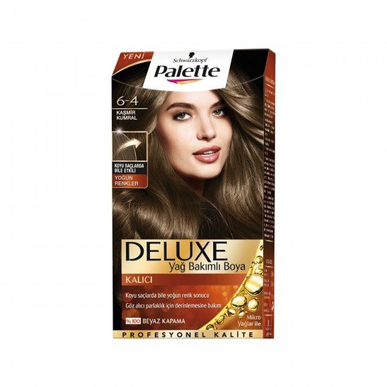 Palette Deluxe Yoğun Renkler Saç Boyası 6-4 Kaşmir Kumral