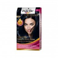Palette Deluxe Yoğun Yağ Bakımlı Saç Boyası 1-1 Gece Mavisi  Palette Deluxe Yoğun Yağ Bakımlı Saç Boyası 1-1 Gece Mavisi