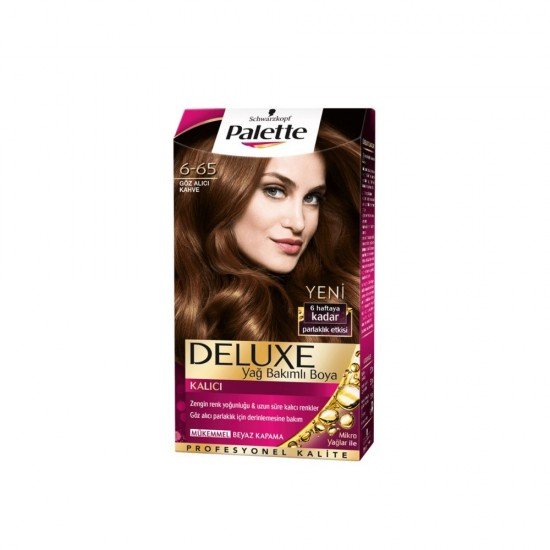 Palette Deluxe Yoğun Yağ Bakımlı Saç Boyası 6-65 Göz Alıcı Kahve
