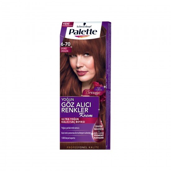 Palette Göz Alıcı Renkler Saç Boyası 6.70 Çilekli Çikolata Palette Göz Alıcı Renkler Saç Boyası 6.70 Çilekli Çikolata