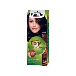 Palette Kalıcı Doğal Renkler Saç Boyası 1-0  Siyah Palette Kalıcı Doğal Renkler Saç Boyası 1-0  Siyah