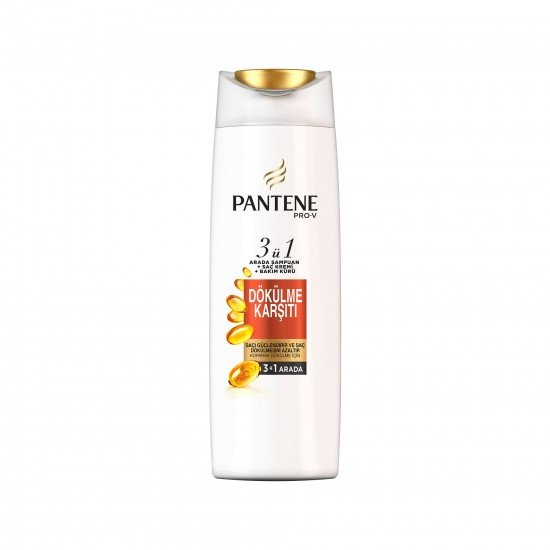 Pantene Saç Dökülmelerine Karşı Etkili 3ü 1 Arada Şampuan ve Saç Bakım Kremi 470 ml