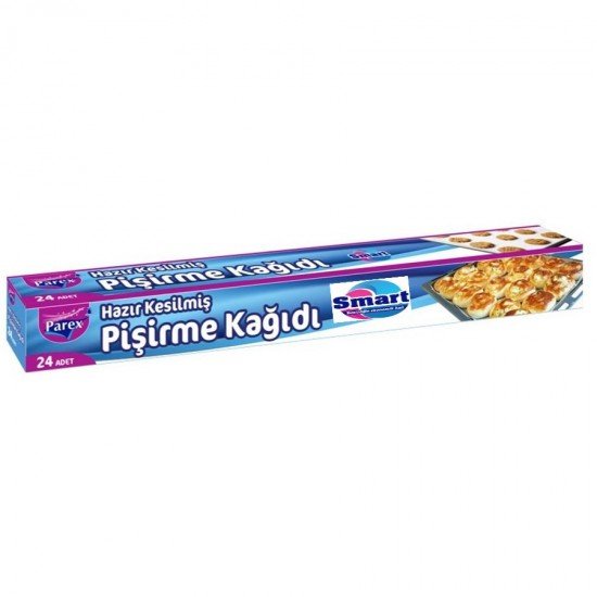 Parex Hazır Kesilmiş Pişirme Kağıdı 24lü Parex Hazır Kesilmiş Pişirme Kağıdı 24lü