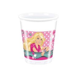 Party Barbie Bardak Plastik 8'li Party Barbie Bardak Plastik 8'li
