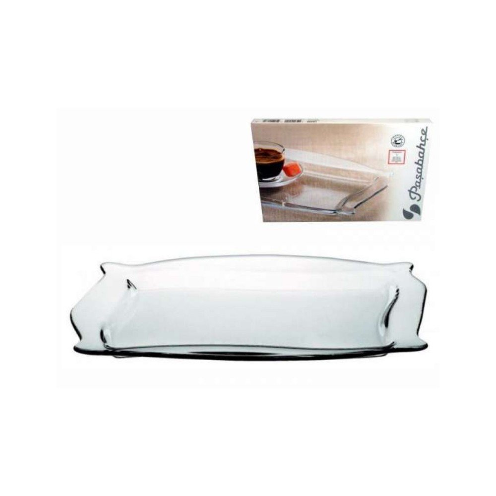 Paşabahçe 10488 Patissrie Cam Servis Tepsisi 34*22 Cm