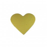 Pasta Altlığı Kalp Şekli Gold  Pasta Altlığı Kalp Şekli Gold