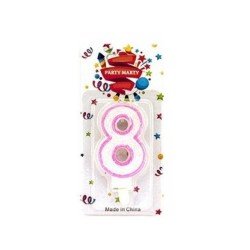 Pasta Mumu Rakam 8 Pembe Simli Pasta Mumu Rakam 8 Pembe Simli