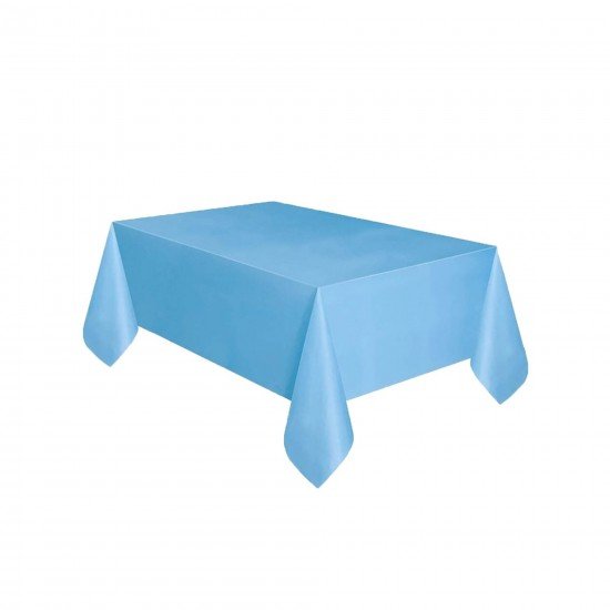 Plastik Masa Örtüsü Açık Mavi