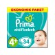 Prima Bebek Bezi Aktif Bebek 4+ Beden 30 Adet Maxi Plus Ekonomik Paket