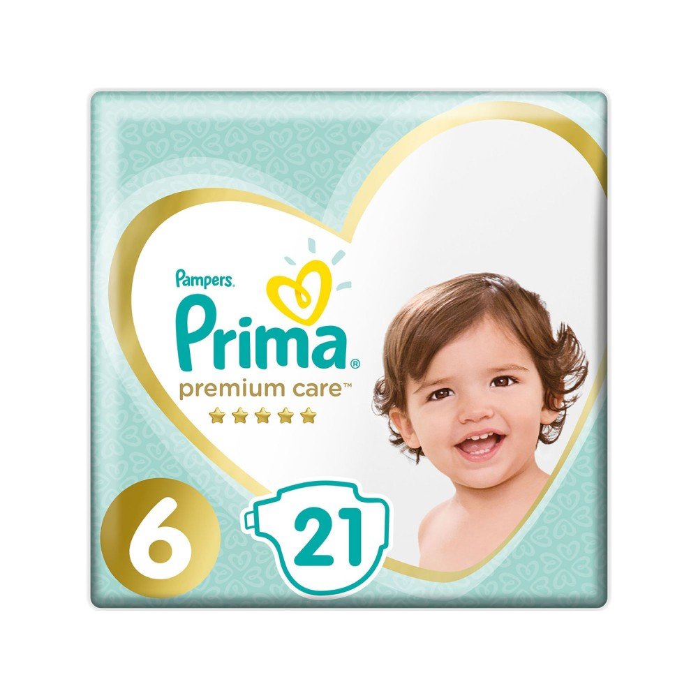 Prima Bebek Bezi Premium Care 6 Beden Ekstra Large 21 Adet