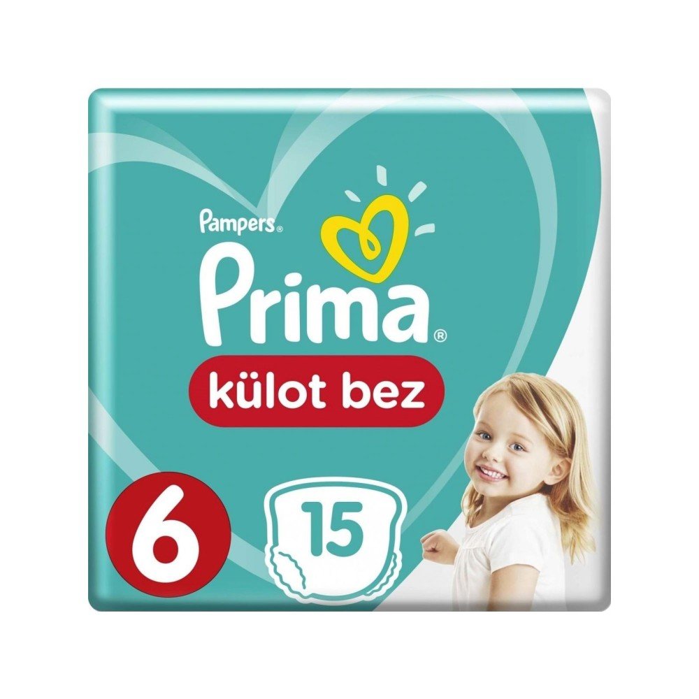 Prima Külot Bebek Bezi 6 Beden 15 Adet Ekstra Large