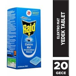 Raid Elektromat Yedek Tablet Sinek Kovucu 20'li Raid Elektromat Yedek Tablet Sinek Kovucu 20'li
