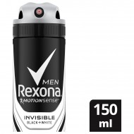 Rexona Erkek Deodorant Sprey Invisible Black&White 150 Ml Rexona Erkek Deodorant Sprey Invisible Black&White 150 Ml