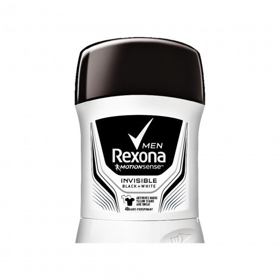 Rexona Invisible Black White Erkek Stick Deodorant 50 Ml